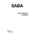 SABA LV6S01 Instrukcja Obsługi