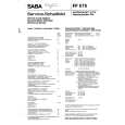 SABA T6770CM Instrukcja Serwisowa